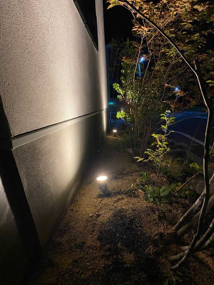 外壁のライト